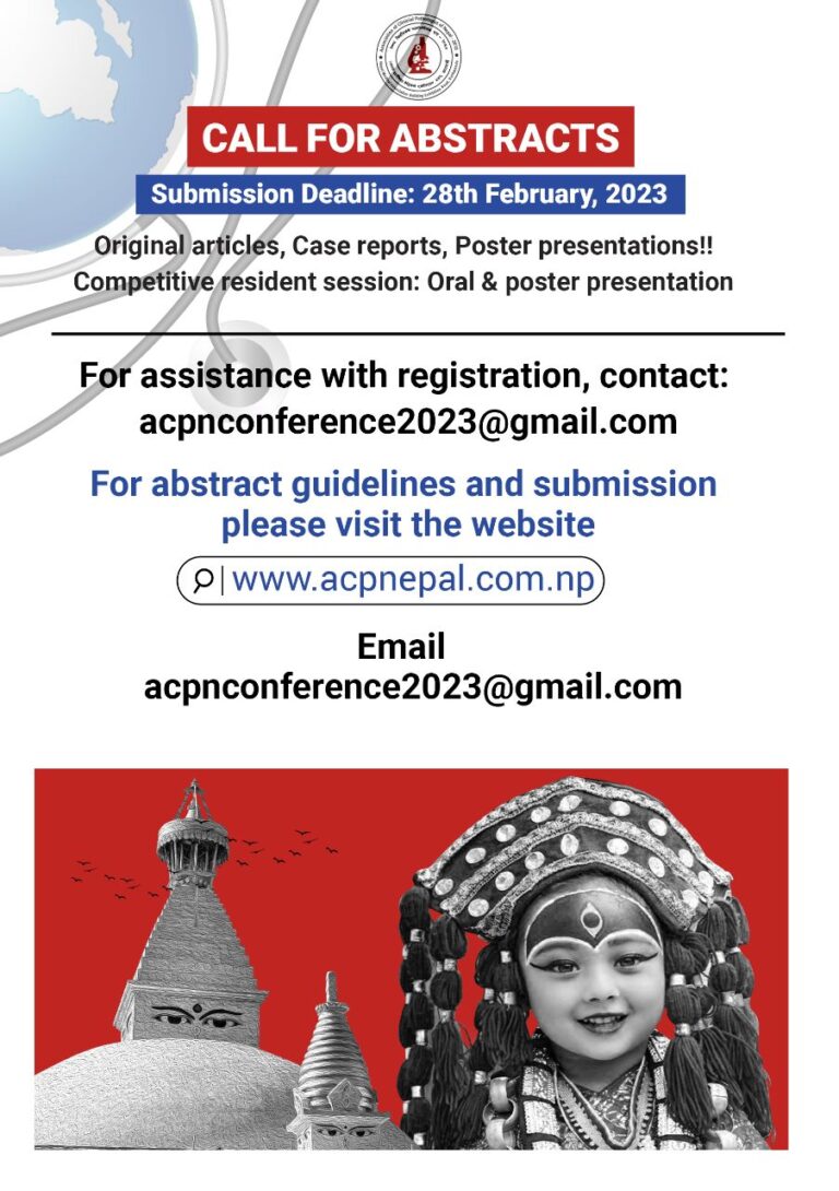 Abstract Submission and Guidelines ACP Nepal